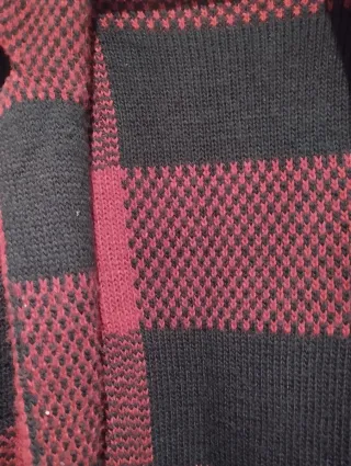 Cárdigan cuadros Stradivarius