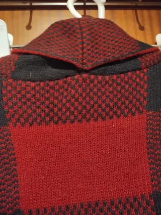 Cárdigan cuadros Stradivarius