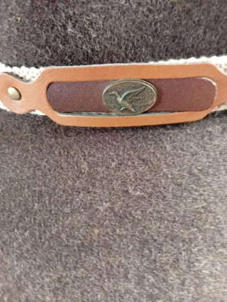 Sombrero Fedora Talla XL Gris-Marrón