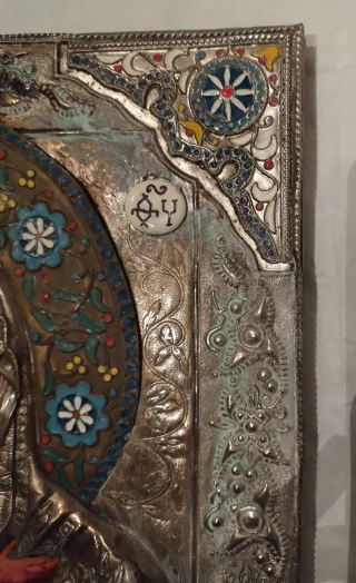 Icona Sacra Madonna Della Tenerezza Russa