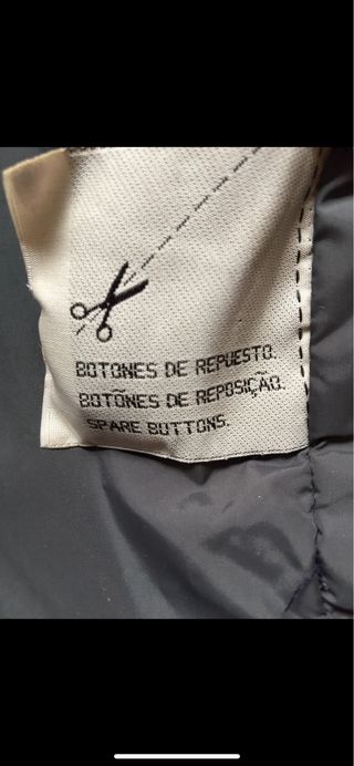 Cazadora Negra Talla 54