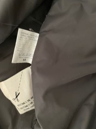 Cazadora Negra Talla 54