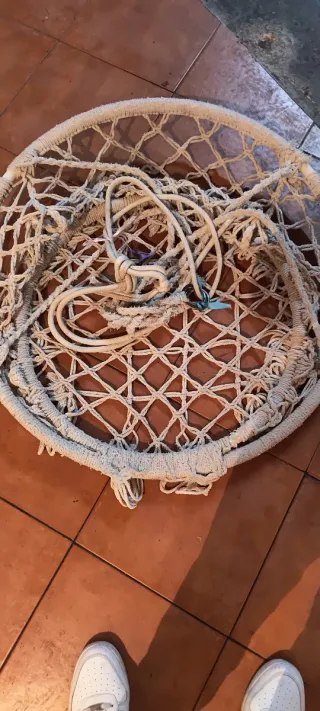 Silla colgante de jardín de algodón