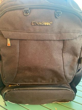 Mochila CoolBell Negra con Compartimento Térmico
