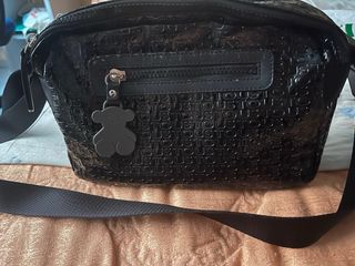 Bolso Bandolera Tous Negro Charol