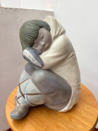 Figura Lladró Esquimal Durmiendo