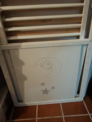 Maxi cuna con osito y estrellas