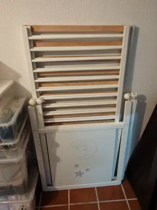 Maxi cuna con osito y estrellas