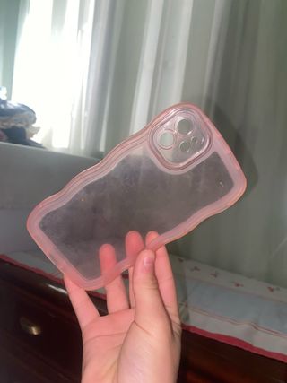 Custodia iPhone 11 Trasparente Rosa