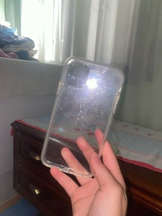 Custodia iPhone 11 Trasparente Rosa