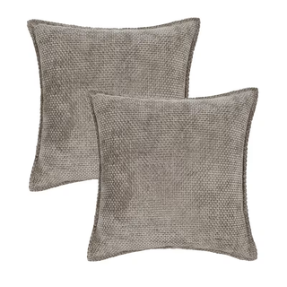 2 Fundas de Cojín Taupe