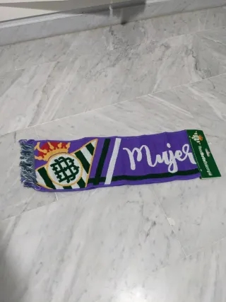 Bufanda Real Betis Balompié Mujer Nueva