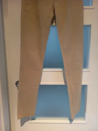 Pantalón de pinza beige