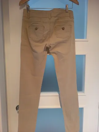 Pantalón de pinza beige