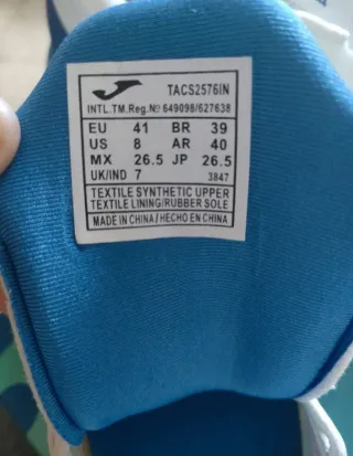 Zapatillas Fútbol Sala Joma Talla 41