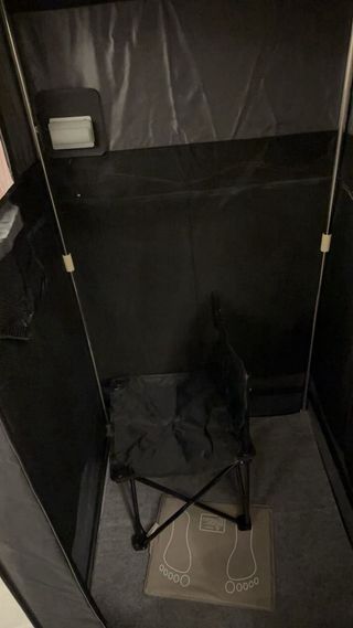 Sauna infrarroja portátil