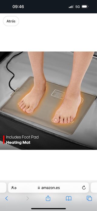 Sauna infrarroja portátil