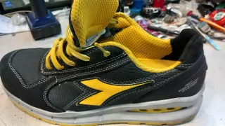 Diadora Scarpe da Lavoro Nero/Giallo