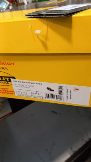 Diadora Scarpe da Lavoro Nero/Giallo