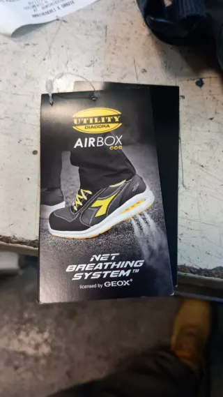 Diadora Scarpe da Lavoro Nero/Giallo