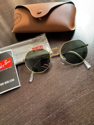 Gafas Ray-Ban Octagonales Doradas