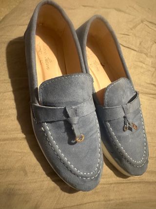 Mocasines Loro Piana inspi ante azul