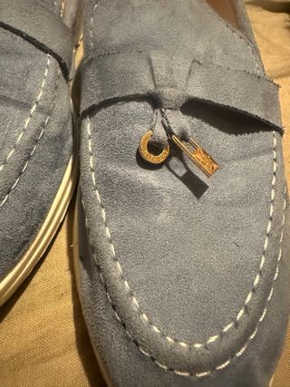 Mocasines Loro Piana inspi ante azul