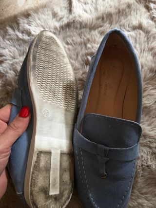 Mocasines Loro Piana inspi ante azul