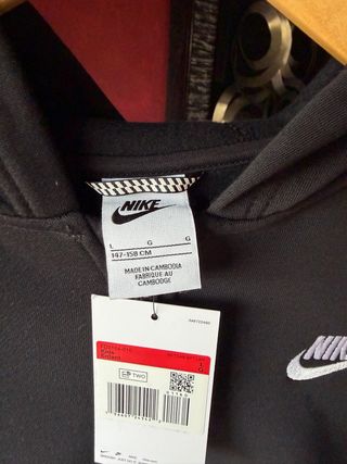 Sudadera Nike con capucha niño Talla L