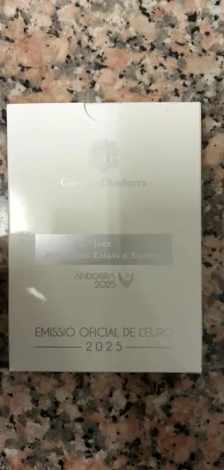 Prova 2 euros Andorra 2025 Jocs Petits Estats Euro