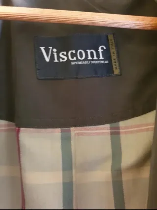 Gabardina Visconf Impermeable Caballero Talla M