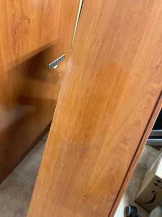 Mueble recibidor y espejo madera