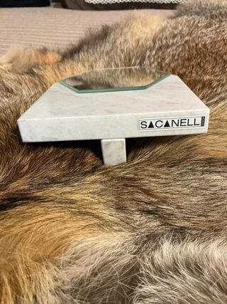 Espejo de mesa hexagonal mármol