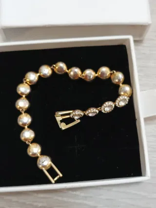 Pulsera Swarovski Angelic Chapado Oro Rosa