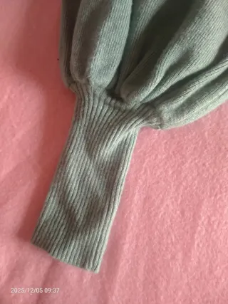 Vestido punto verde T.36-38