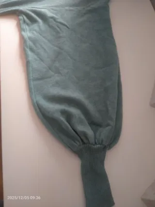 Vestido punto verde T.36-38