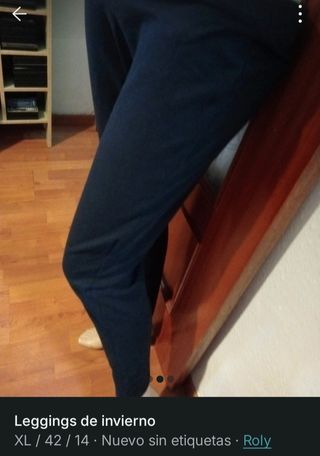 Leggings de invierno Roly Azul Talla XL