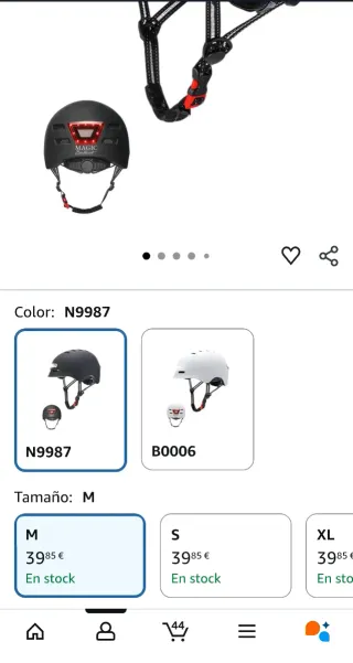 Patinete Eléctrico Xiaomi 5 casco