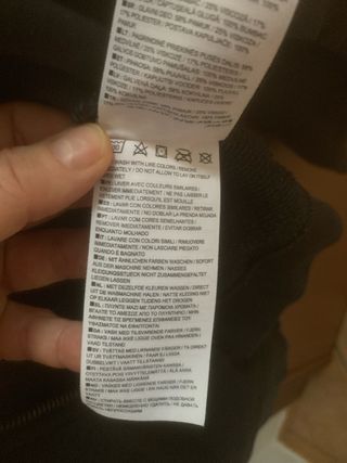 Felpa Nike con cappuccio Nera Tg M