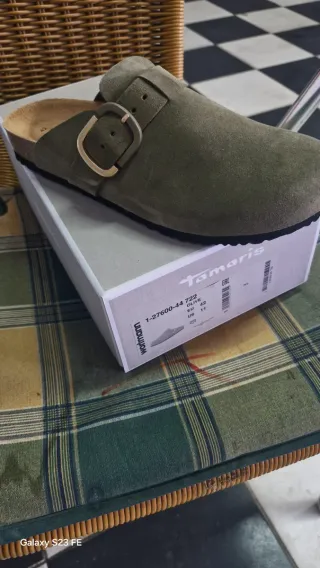 Tamaris Zuecos Verde Oliva Talla 42