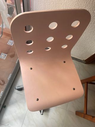 Silla en color Rosa bebe