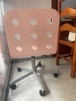 Silla en color Rosa bebe