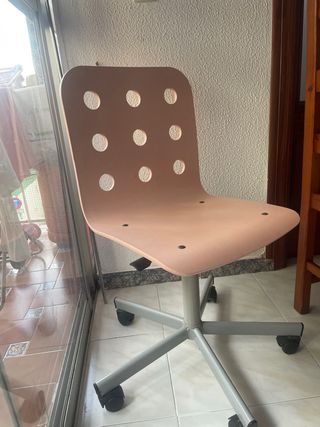 Silla en color Rosa bebe