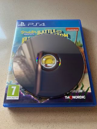 Juego PS4 Bob Esponja: Battle for Bikini Bottom