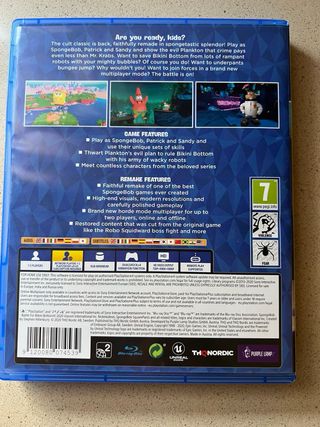Juego PS4 Bob Esponja: Battle for Bikini Bottom