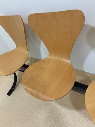 Bancada 4 asientos sala de espera