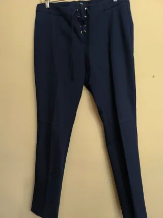 Pantalón Elogy Azul con Cordones