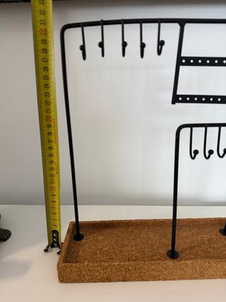 Colgador Joyero Negro y Marrón