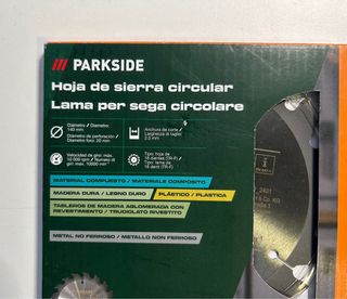 Hoja Sierra Circular Parkside 140mm