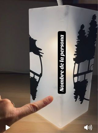 Lámpara personalizada Stranger Things